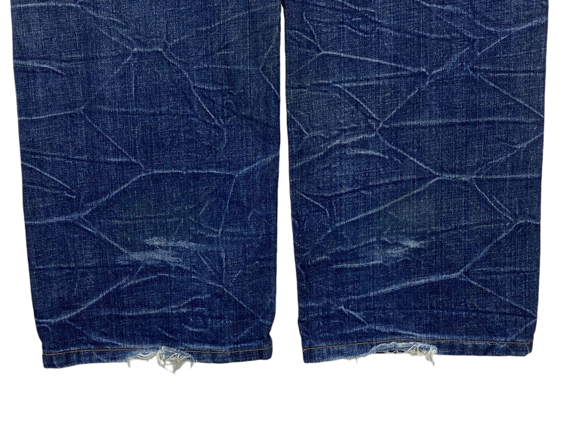 Japanese Brand Nylaus Jeans Double Waist Jeans Japanese Jeans Size US 31 - 6 Thumbnail