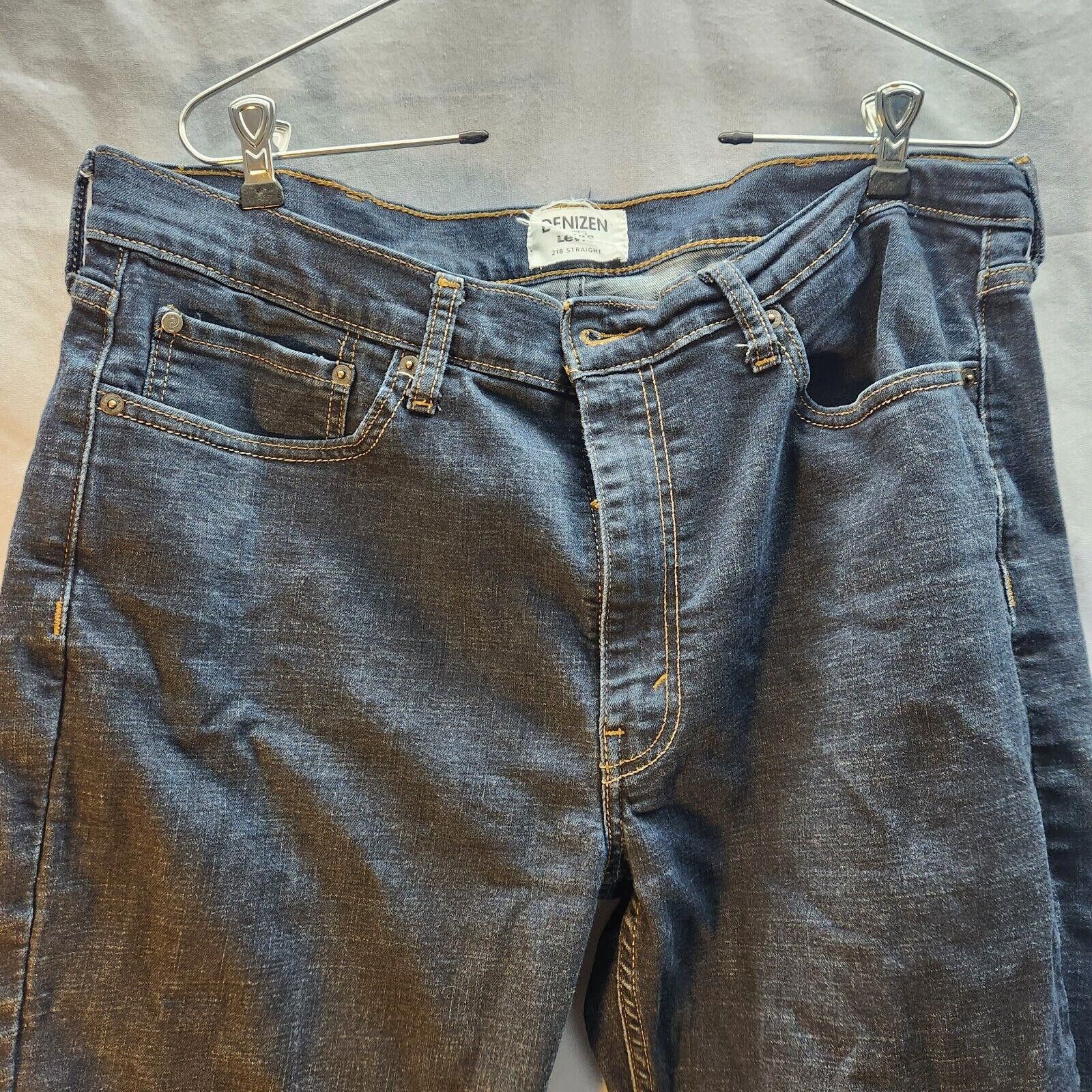 Levi's Sz 38x32 Mens Jeans Denizen Levis 218 Straight Fit Size US 38 / EU 54 - 3 Thumbnail