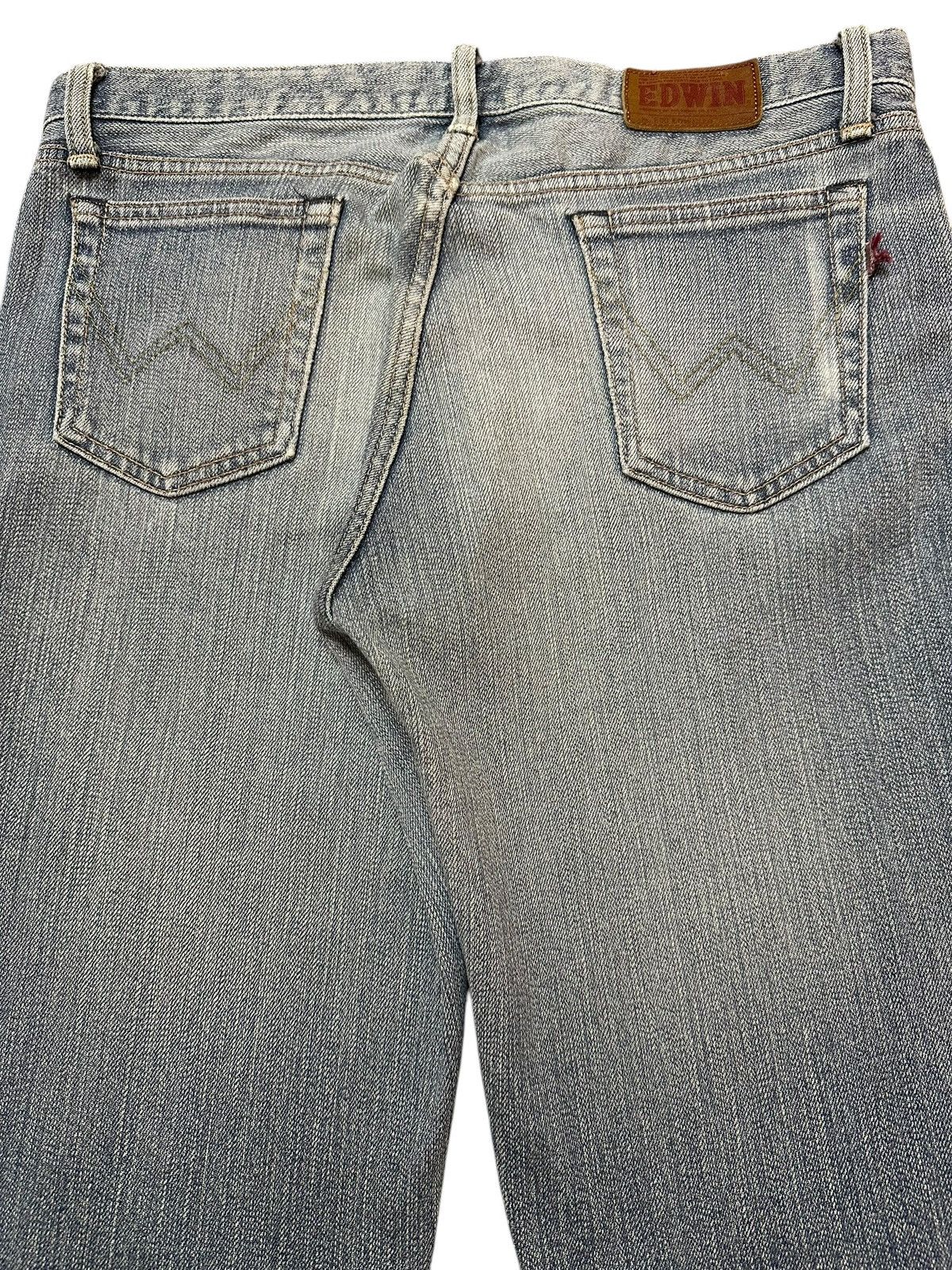 Edwin Vintage Edwin 800 Low Rise Faded Wash Style Flare Jeans Size US 31 - 6 Thumbnail