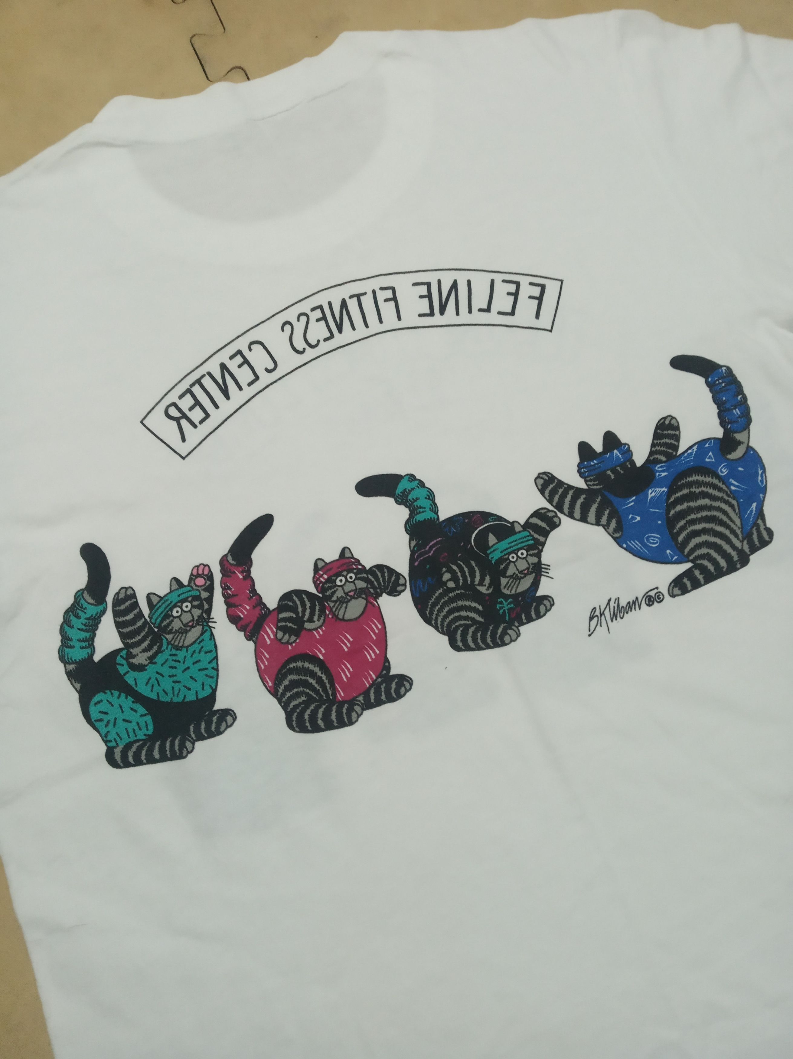 Vintage Crazy Shirt BKliban " Feline Fitness Center Hawaii" Size US S / EU 44-46 / 1 - 3 Thumbnail