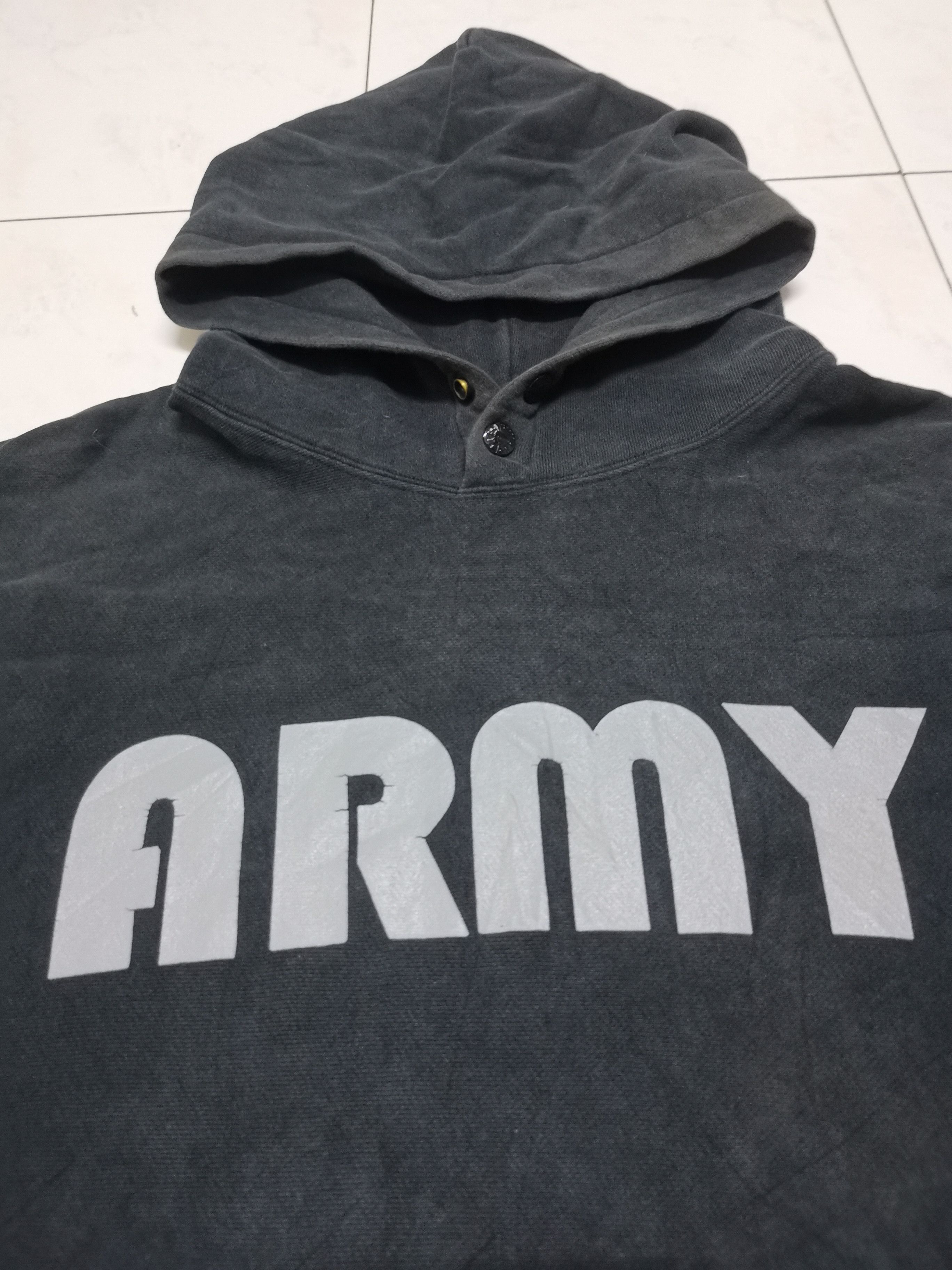 Bape Vintage bape army baby milo faded hoodie Size US XL / EU 56 / 4 - 3 Thumbnail