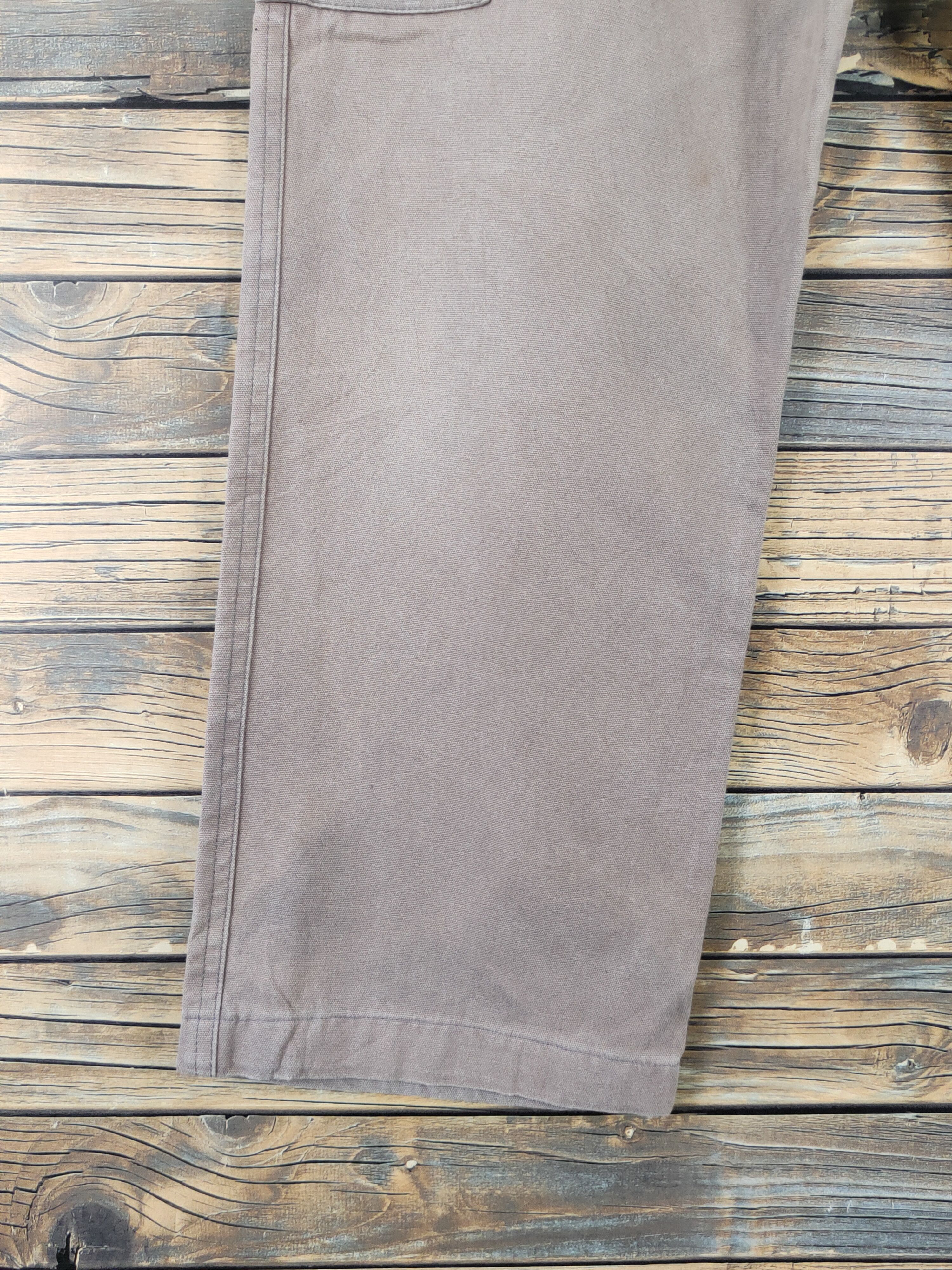 Japanese Brand Tarzan Brown Faded Multipocket Tactical Cargo Pants #W1887 Size US 33 - 4 Thumbnail
