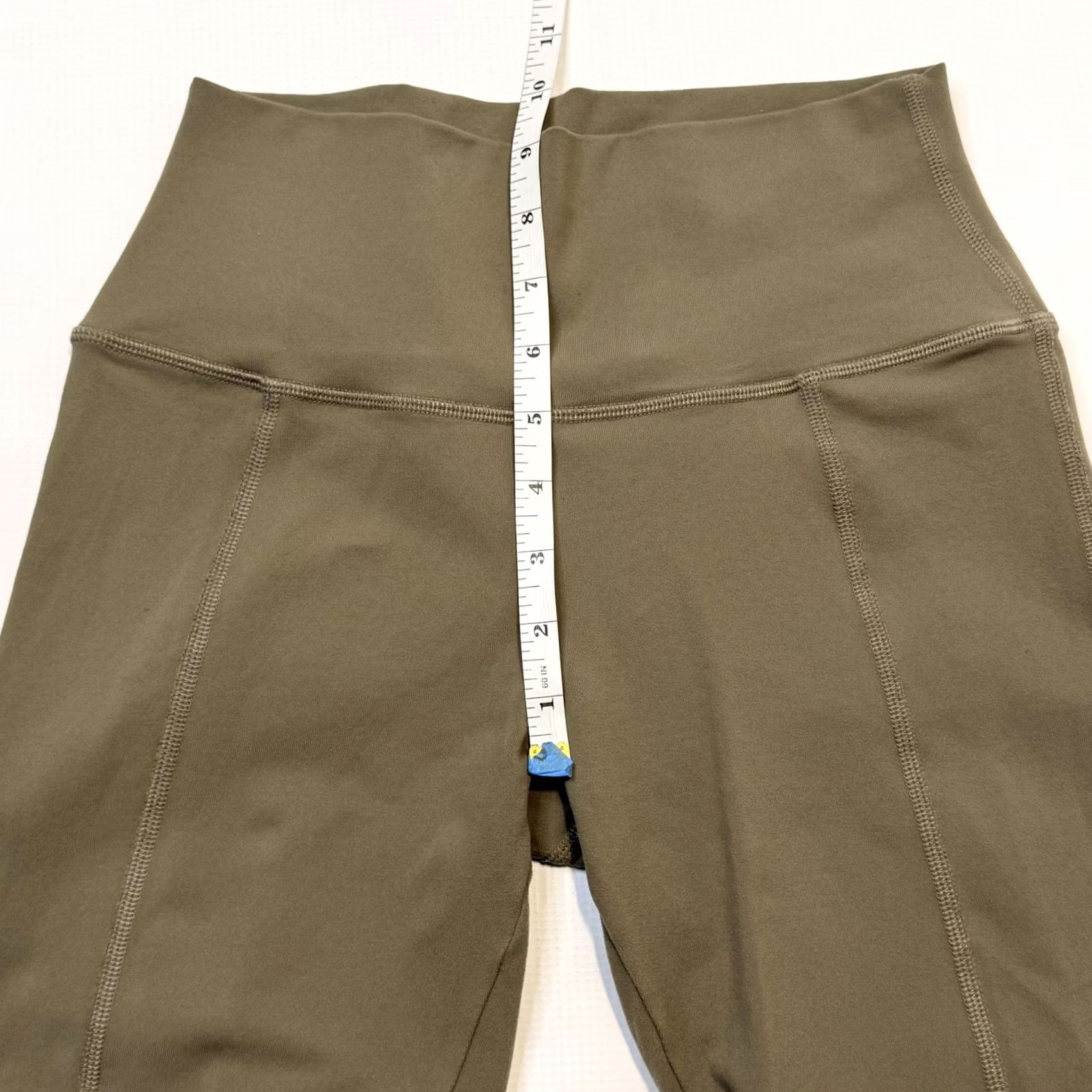 Alo ALO Leggings Womens Small Green High Waist Jogger Cuff Ankle Yoga Gym Athletic Slim" Size 28" / US 6 / IT 42 - 5 Thumbnail
