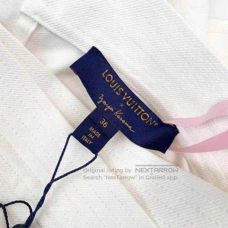 Louis Vuitton Louis Vuitton White Cotton Women's Skirt . Size 28" / US 6 / IT 42 - 4 Thumbnail