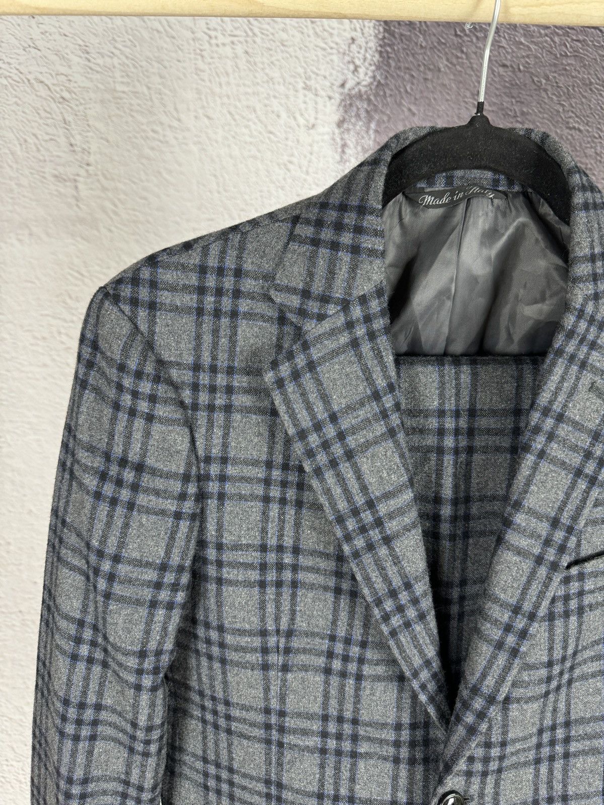 Other BNWT AG Trend Contemporary checkered grey Wool 2 pcs suit Size 36R - 3 Thumbnail