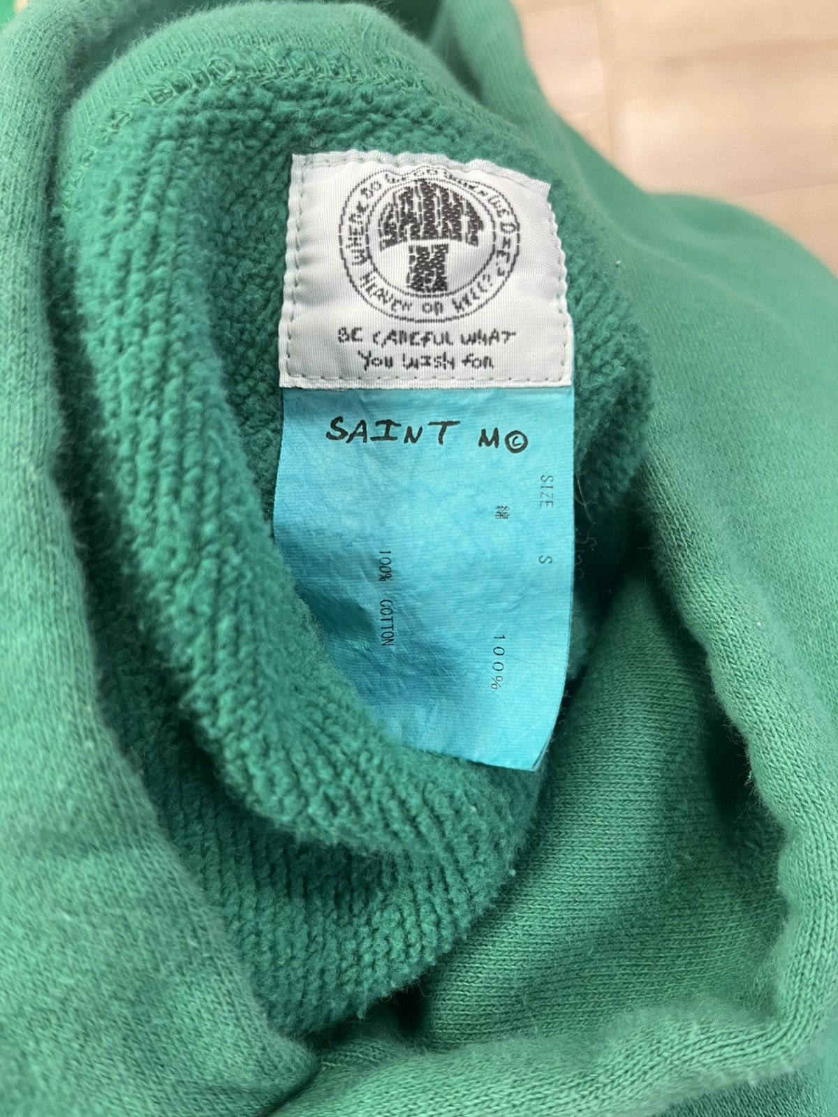 Saint Michael Saint Michael Green Souvenir Sweatshirt Size US S / EU 44-46 / 1 - 2 Thumbnail