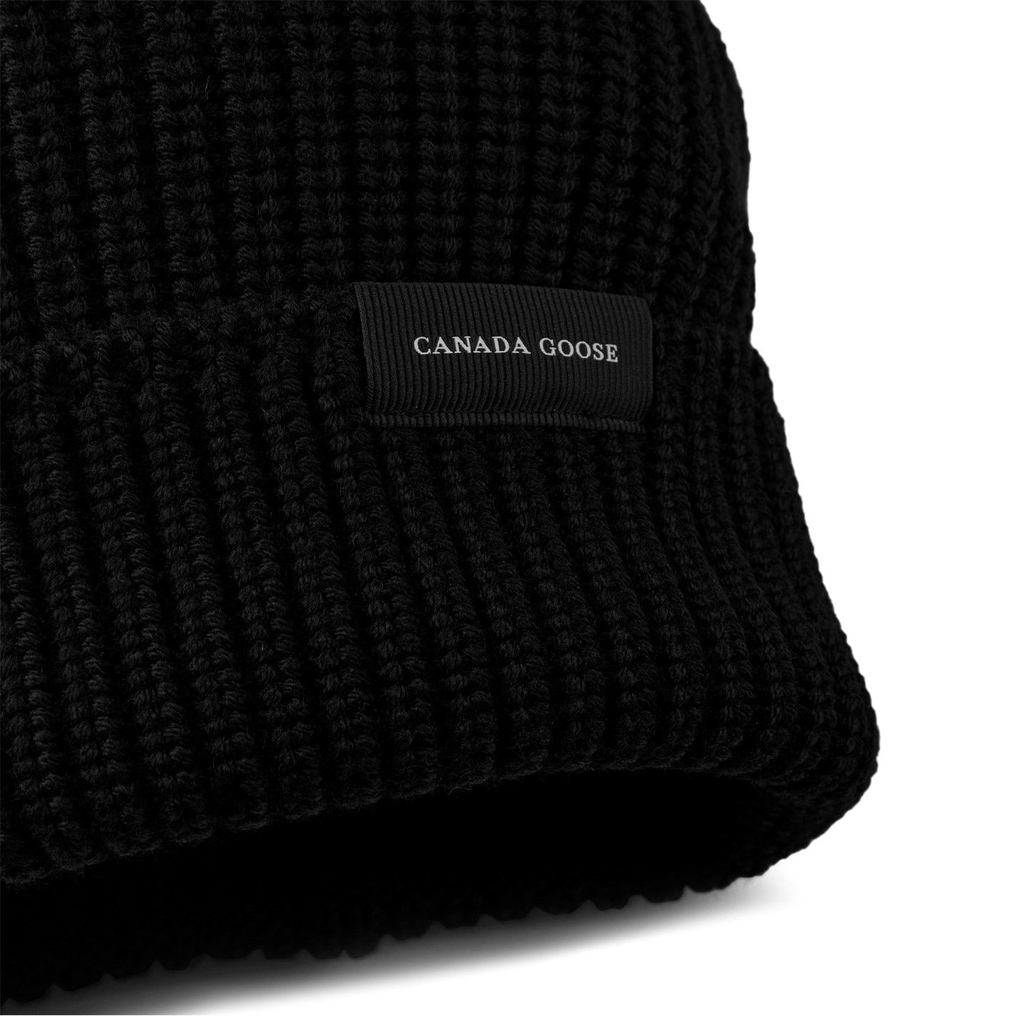 Canada Goose Rib Toque Wordmark Beanie Size ONE SIZE - 4 Thumbnail