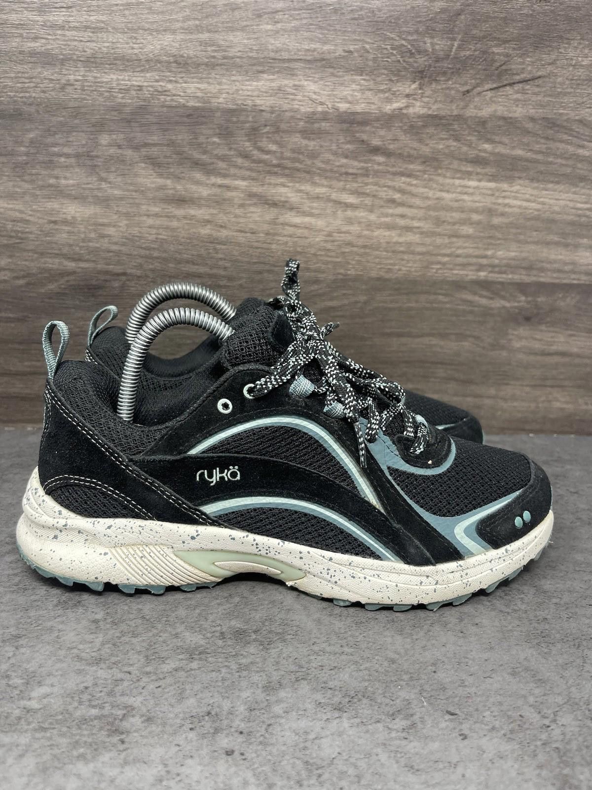 Sonia Rykiel Ryka Sky Walk Trail Sneakers Womens Size 7 Black Suede Shoes Size US 7 / IT 37 - 5 Thumbnail