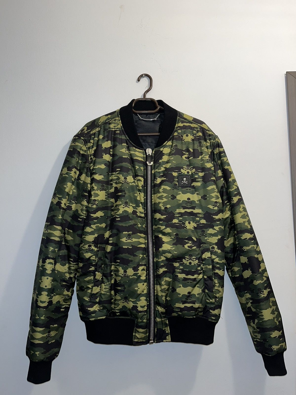 Philipp Plein Phillip Plein Camougreen bomber jacket Size US M / EU 48-50 / 2 - 6 Thumbnail