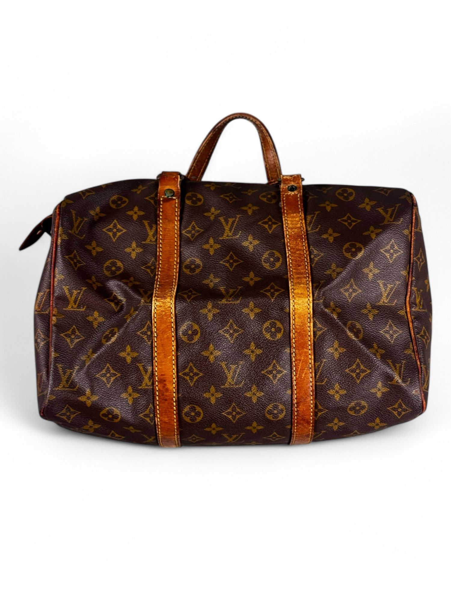 Louis Vuitton Louis Vuitton - Sax Pool 35 Monogram Leather Brown Vintage Size ONE SIZE - 9 Thumbnail