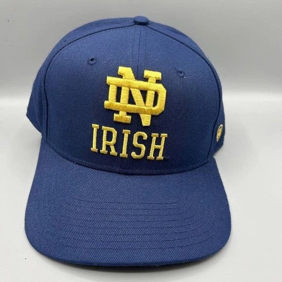 Top Of The World Notre Dame Fighting Irish Hat Men Blue Snap Back Cap New Size ONE SIZE - 1 Thumbnail