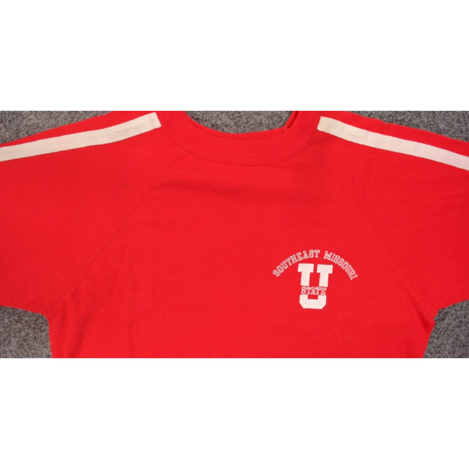 Vintage 1970s Southeast Missouri State Single Stitch Raglan Tee Size US S / EU 44-46 / 1 - 8 Thumbnail
