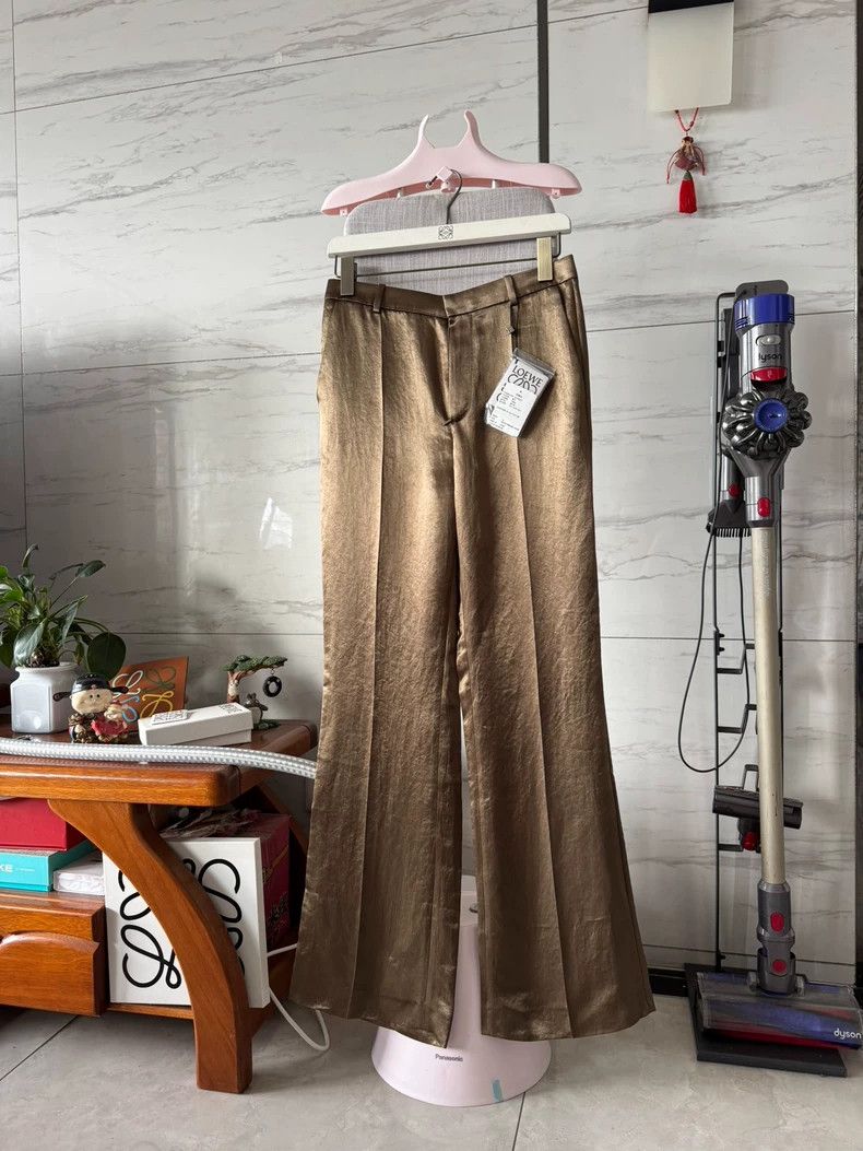 Loewe LOEWE New long pants with labels and acetic acid Size 30" / US 8 / IT 44 - 1 Thumbnail