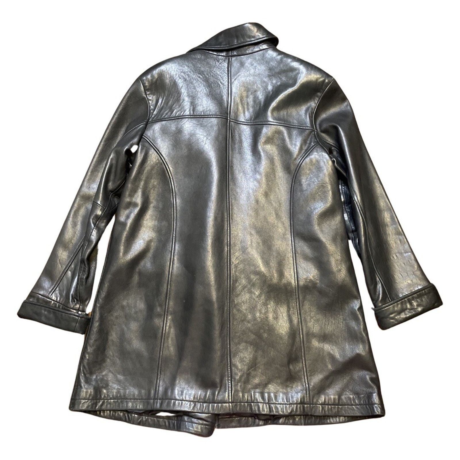 Other Tibor Mens Black Leather Removeable Thermolite Lining Jacket Size US M / EU 48-50 / 2 - 7 Thumbnail