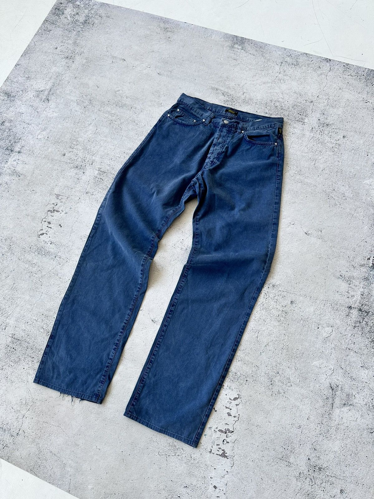 Versace × Versace Jeans Couture × Vintage Vintage Versace Jeans Couture Washed Pants Size US 29 - 6 Thumbnail