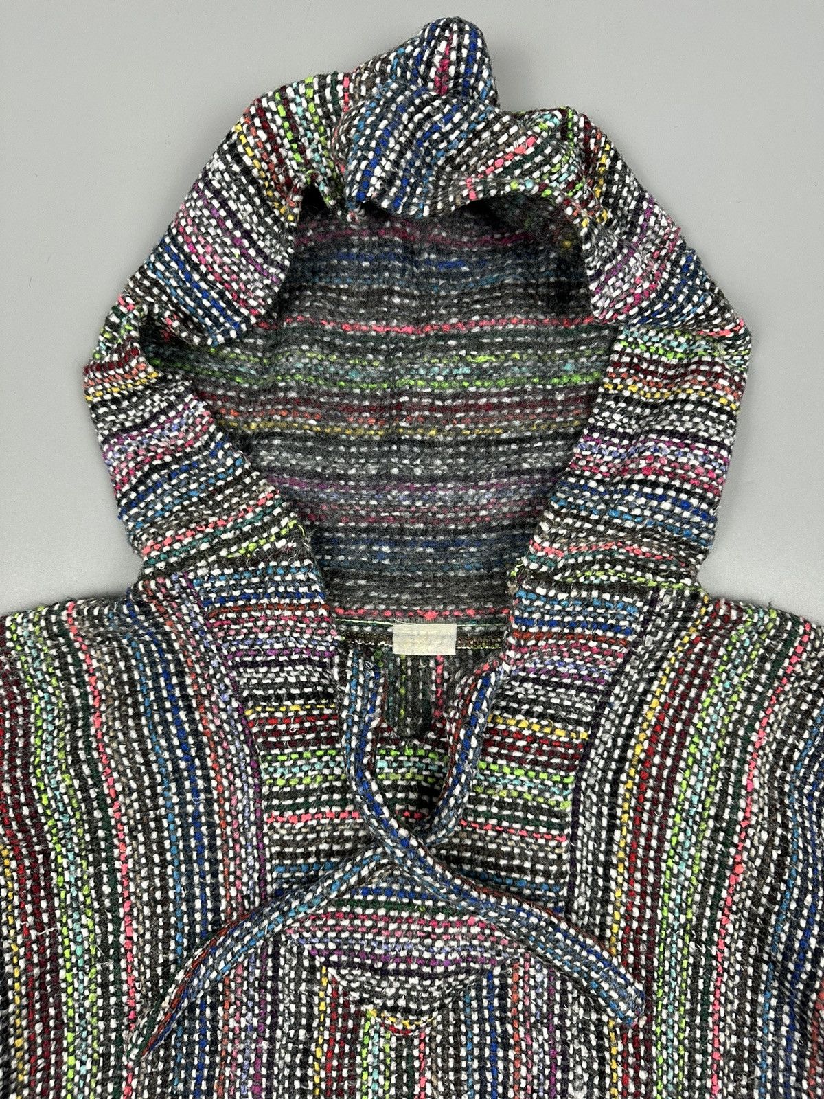 If Six Was Nine Vintage Artesanias Multi Colour Anorak Hooded Knitwear Size US XL / EU 56 / 4 - 7 Thumbnail