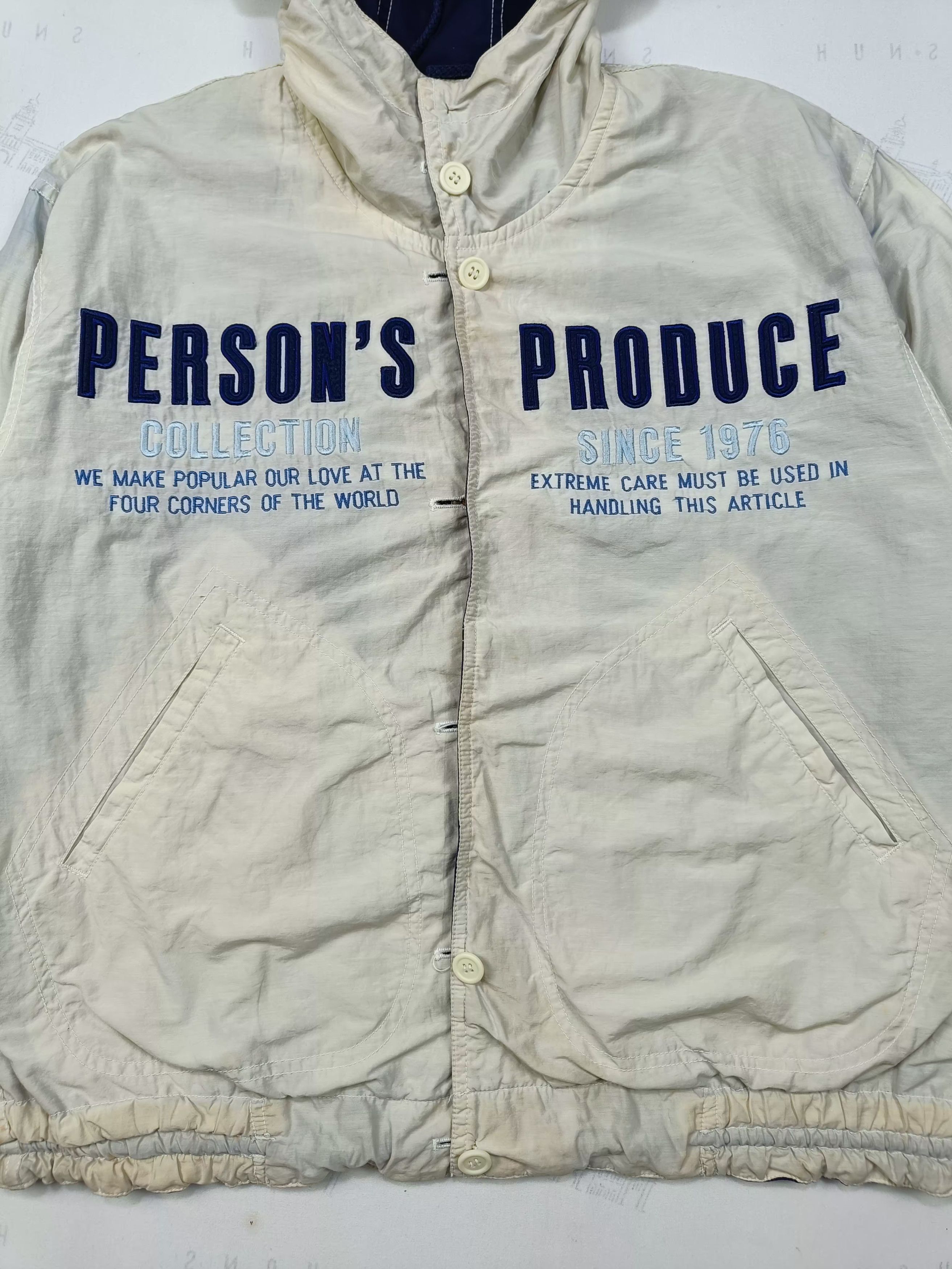 PERSON'S PERSON'S COLLECTION REVERSIBLE SPELL OUT JACKET Size US L / EU 52-54 / 3 - 7 Thumbnail