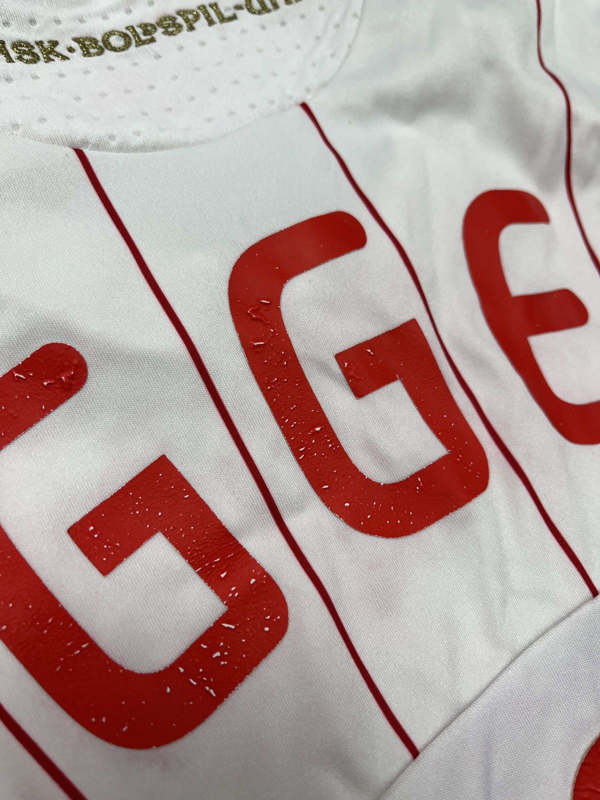 Adidas × Vintage Adidas Denmark 2008 #4 Agger Away Soccer Jersey Football Size US XL / EU 56 / 4 - 22 Thumbnail