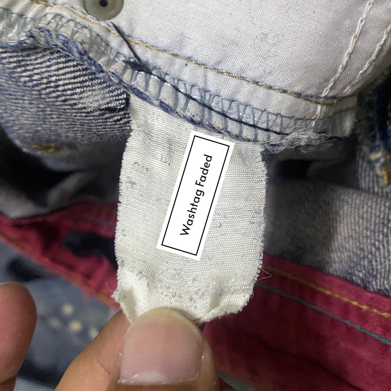If Six Was Nine 💥Best Offer💥Vintage Midas Punk Distressed Denim Size 31" - 15 Thumbnail