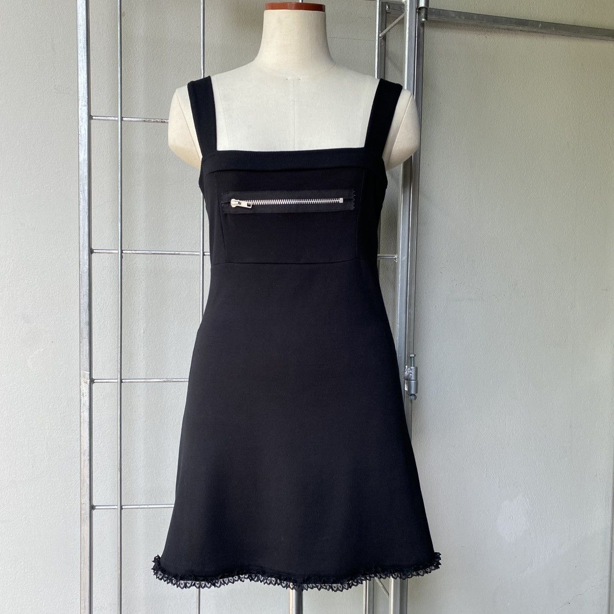Japanese Brand × Seditionaries SEXY DYNAMITE. Black Mini Dress with Zipper Detail Size M / US 6-8 / IT 42-44 - 9 Thumbnail