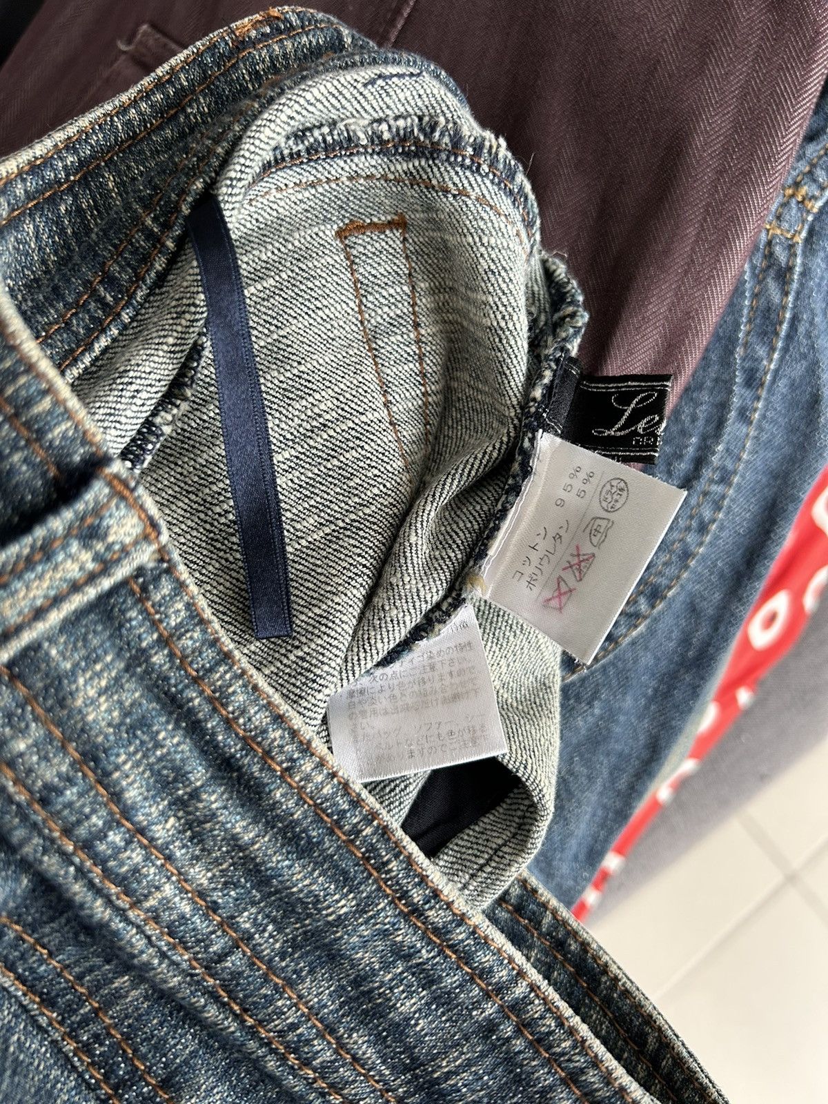 If Six Was Nine Flower Embroidery Flared Jeans Size US 28 / EU 44 - 12 Thumbnail