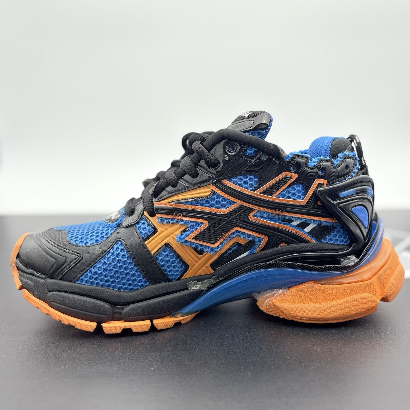 Balenciaga Balenciaga Runner ' Blue Orange Black ' | NEW! Size US 8 / EU 41 - 4 Thumbnail