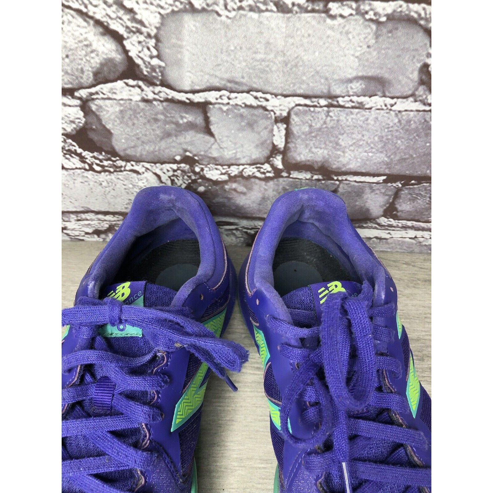 New Balance New Balance WC60PT1 60 Purple Green Lace Up Running Shoes Wo Size US 10 / IT 40 - 12 Thumbnail