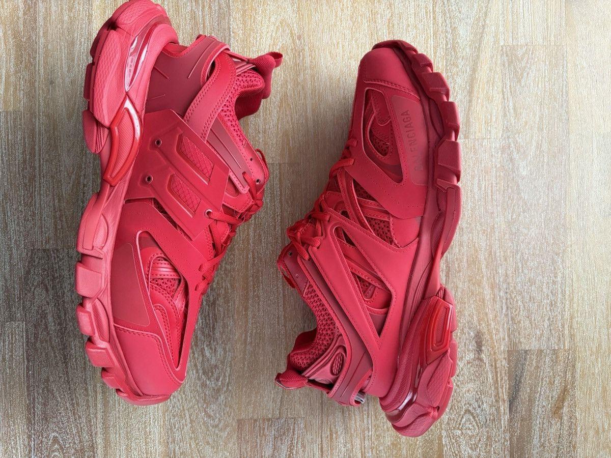 Balenciaga Red Balenciaga Track 1.0 Size US 11 / EU 44 - 3 Thumbnail