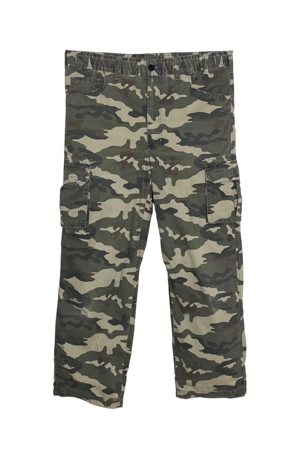 Vintage Rare‼️ Vintage Cargo Camouflage Trousers Size US 37 - 1 Thumbnail