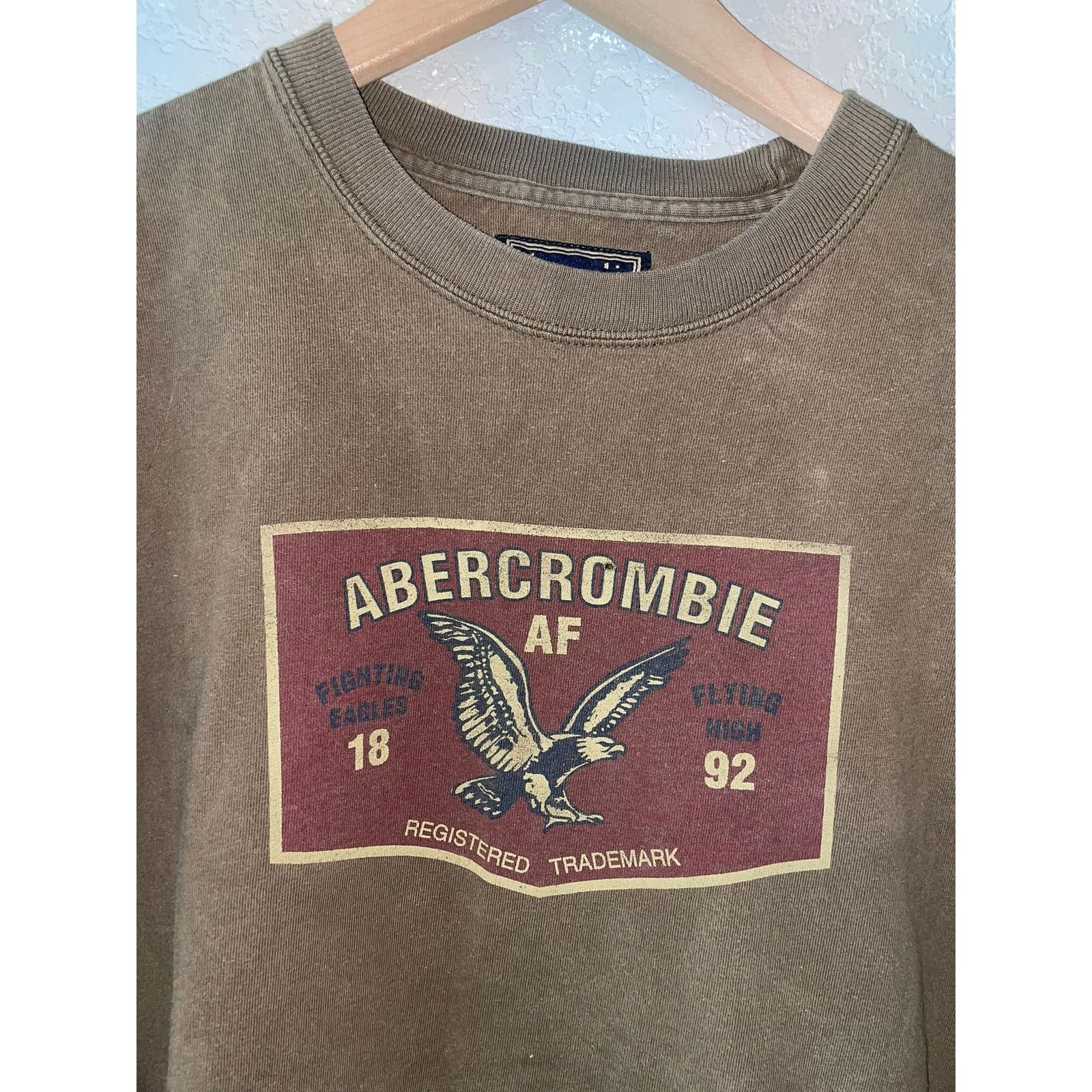 Abercrombie & Fitch Y2K Abercrombie & Fitch Fighting Eagles Shirt Long Sleeve L Size US L / EU 52-54 / 3 - 2 Thumbnail