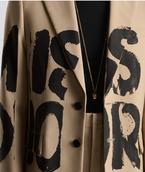 Dior o1w1db11225 451V18 Blazer in Beige/Black Size M / US 6-8 / IT 42-44 - 6 Thumbnail