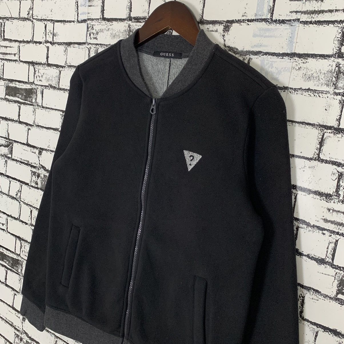 American Apparel × Guess × Vintage Guess Inc America Clothing Fleece Small Logo Zipper Jacket Size S / US 4 / IT 40 - 3 Thumbnail