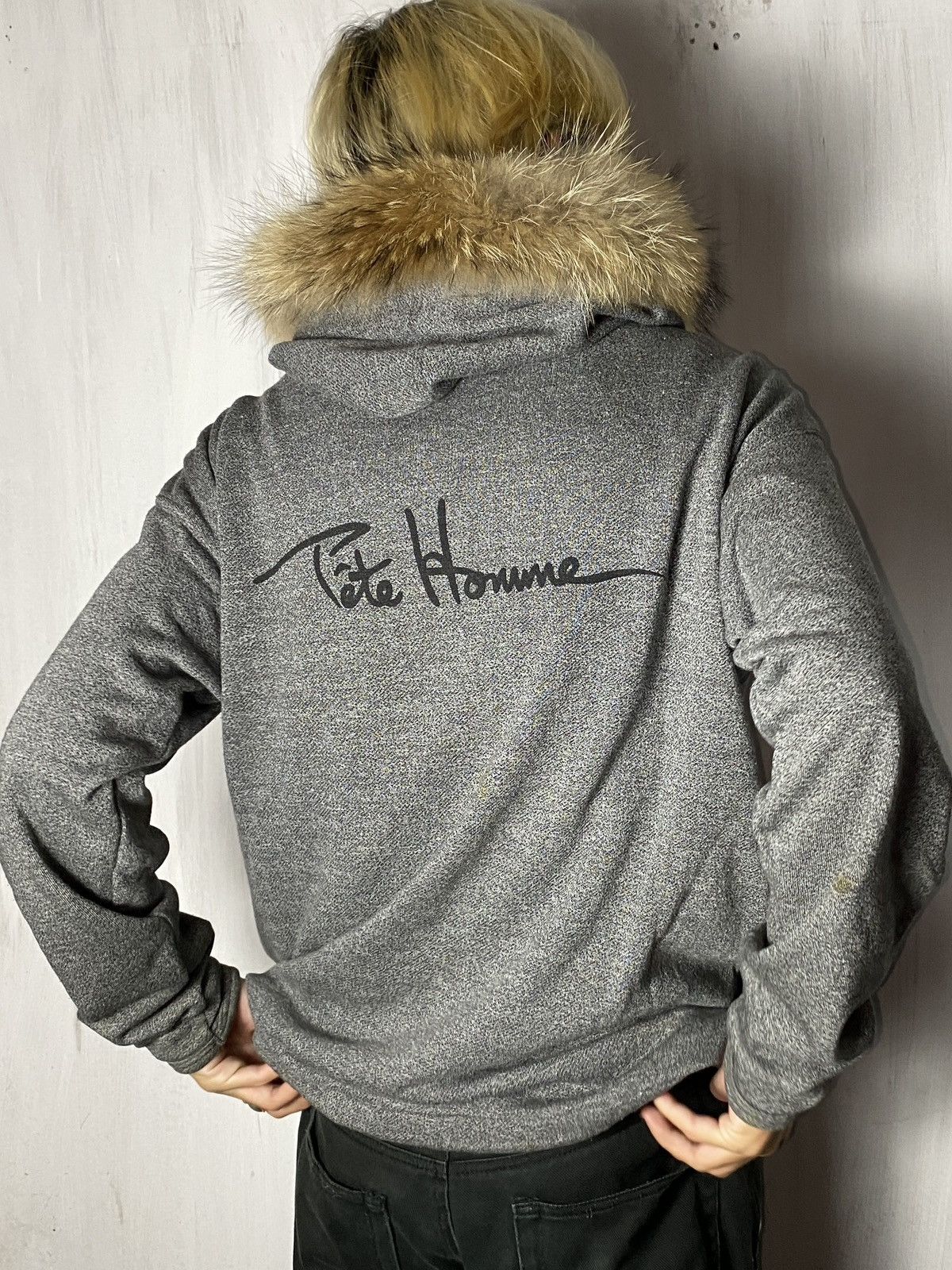 Le Grande Bleu (L.G.B.) Tete homme Fur hoodie Size US L / EU 52-54 / 3 - 13 Thumbnail