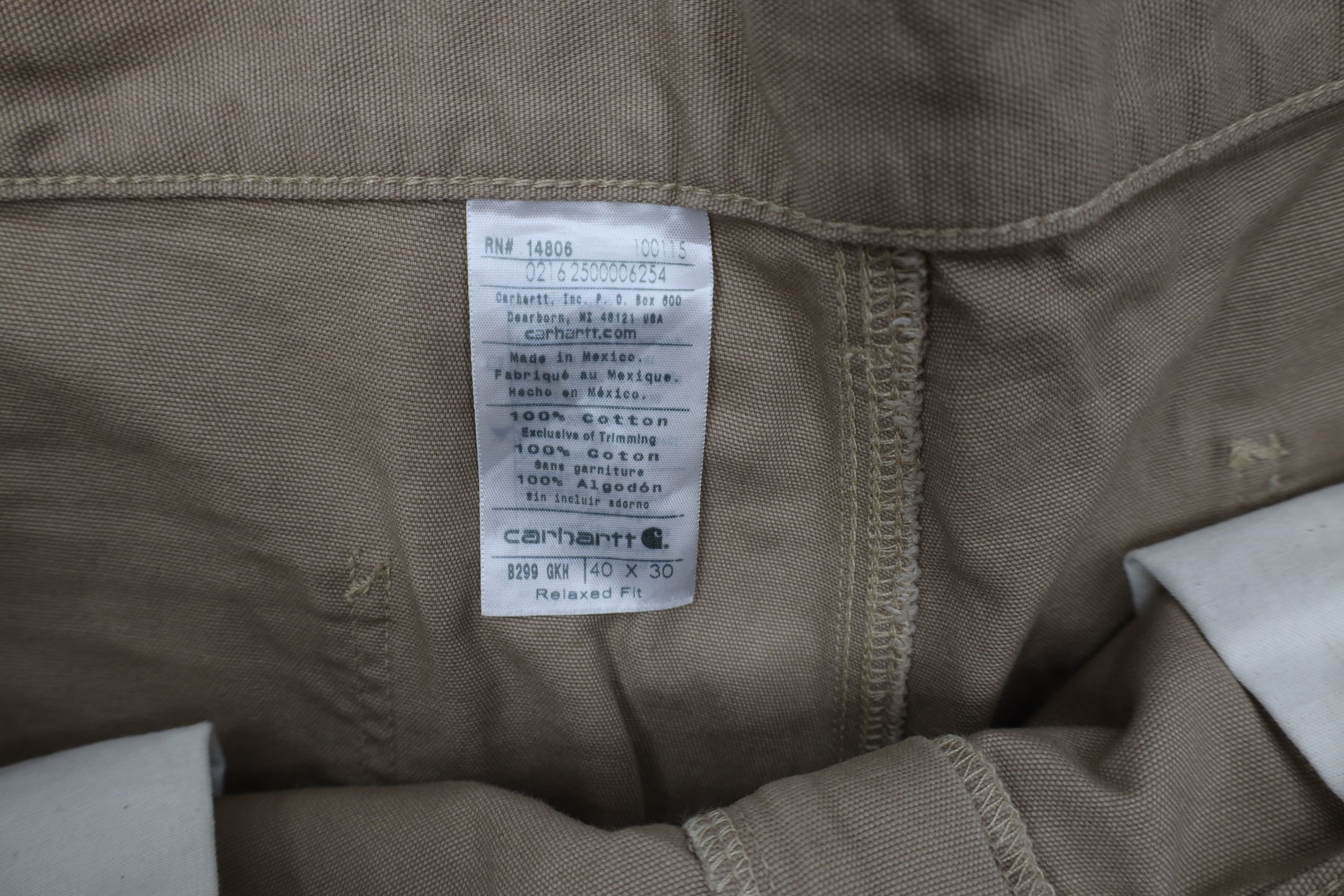 Carhartt Vintage Y2K Carhartt Relaxed Fit Wide Leg Pants Khaki Brown Size US 40 / EU 56 - 8 Thumbnail