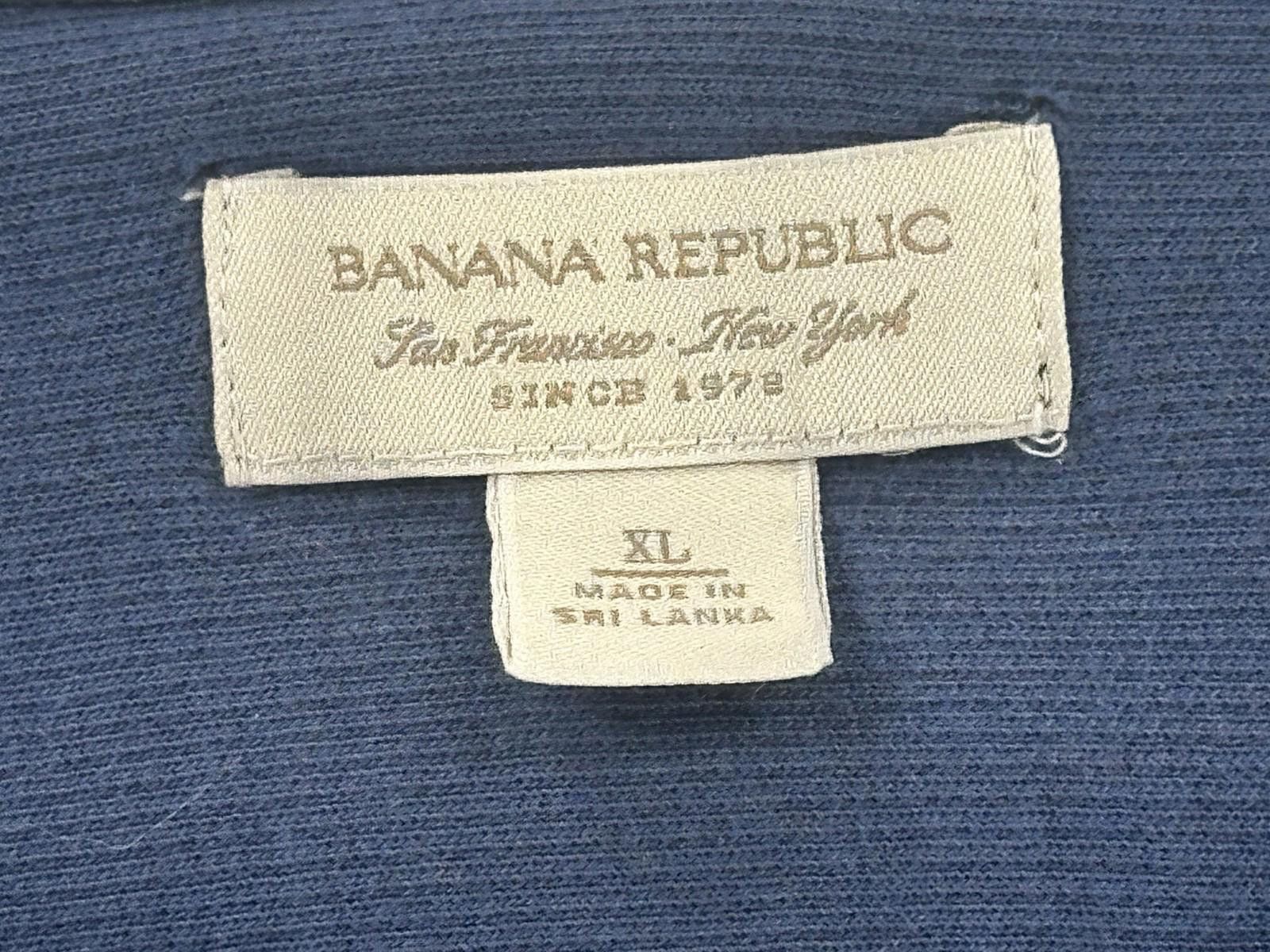 Banana Republic Banana Republic Vintage Pullover Blue Mens Large Size US L / EU 52-54 / 3 - 8 Thumbnail