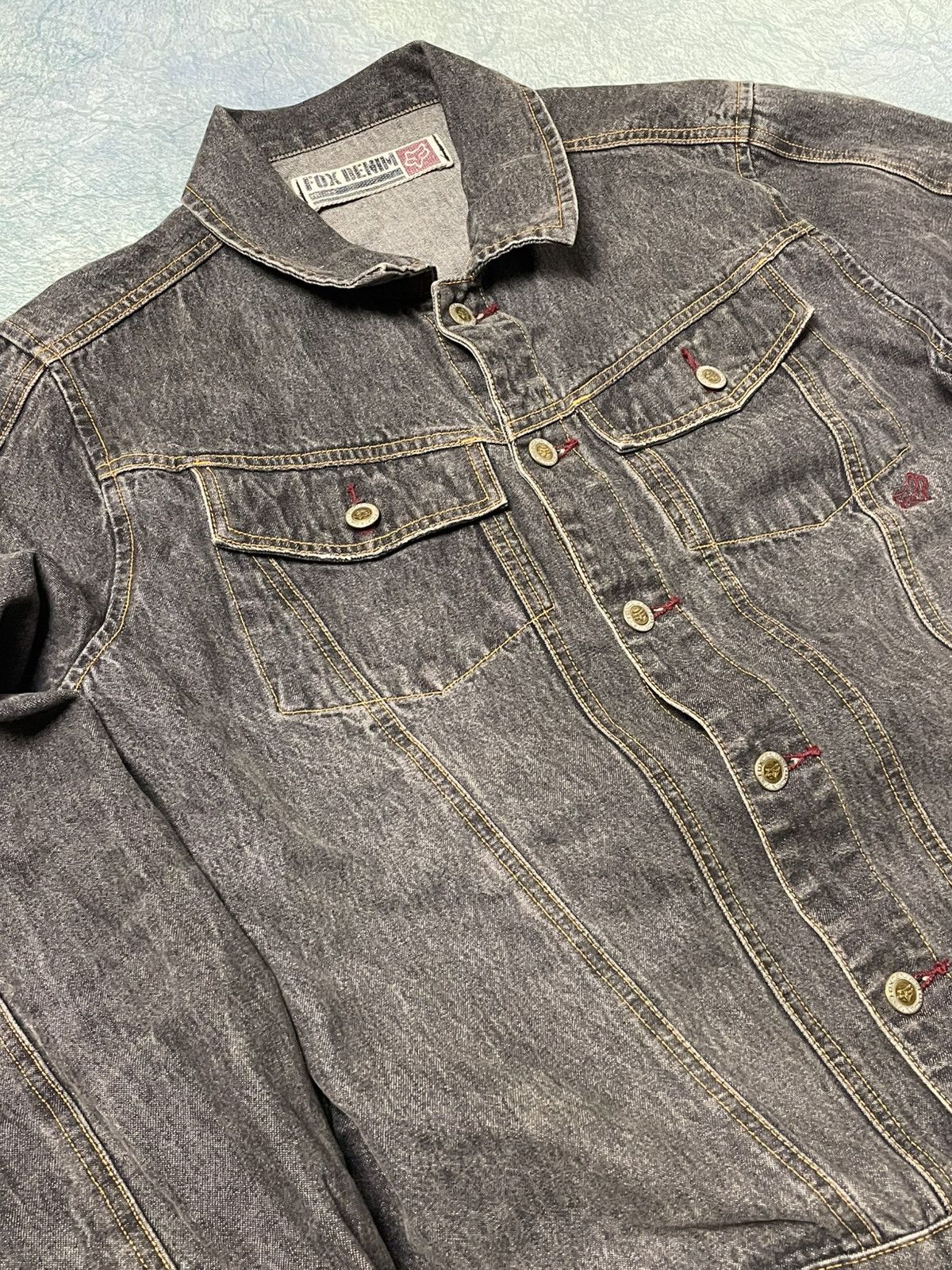 Fox Racing Fox denim jacket Size M / US 6-8 / IT 42-44 - 2 Thumbnail