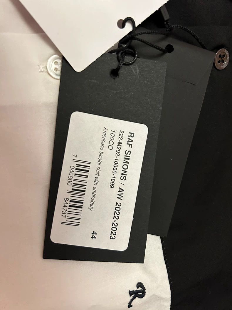 Raf Simons raf simons Spliced short-sleeved shirt Size US S / EU 44-46 / 1 - 4 Thumbnail