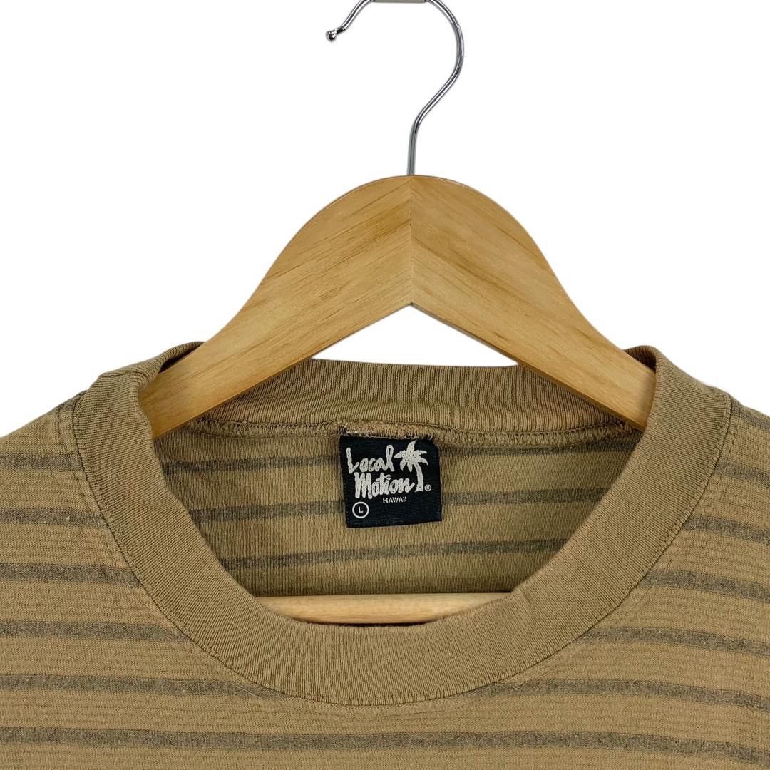 Vintage Vintage 90s LOCAL MOTION stripe embroidery surfing tee Size US L / EU 52-54 / 3 - 5 Thumbnail
