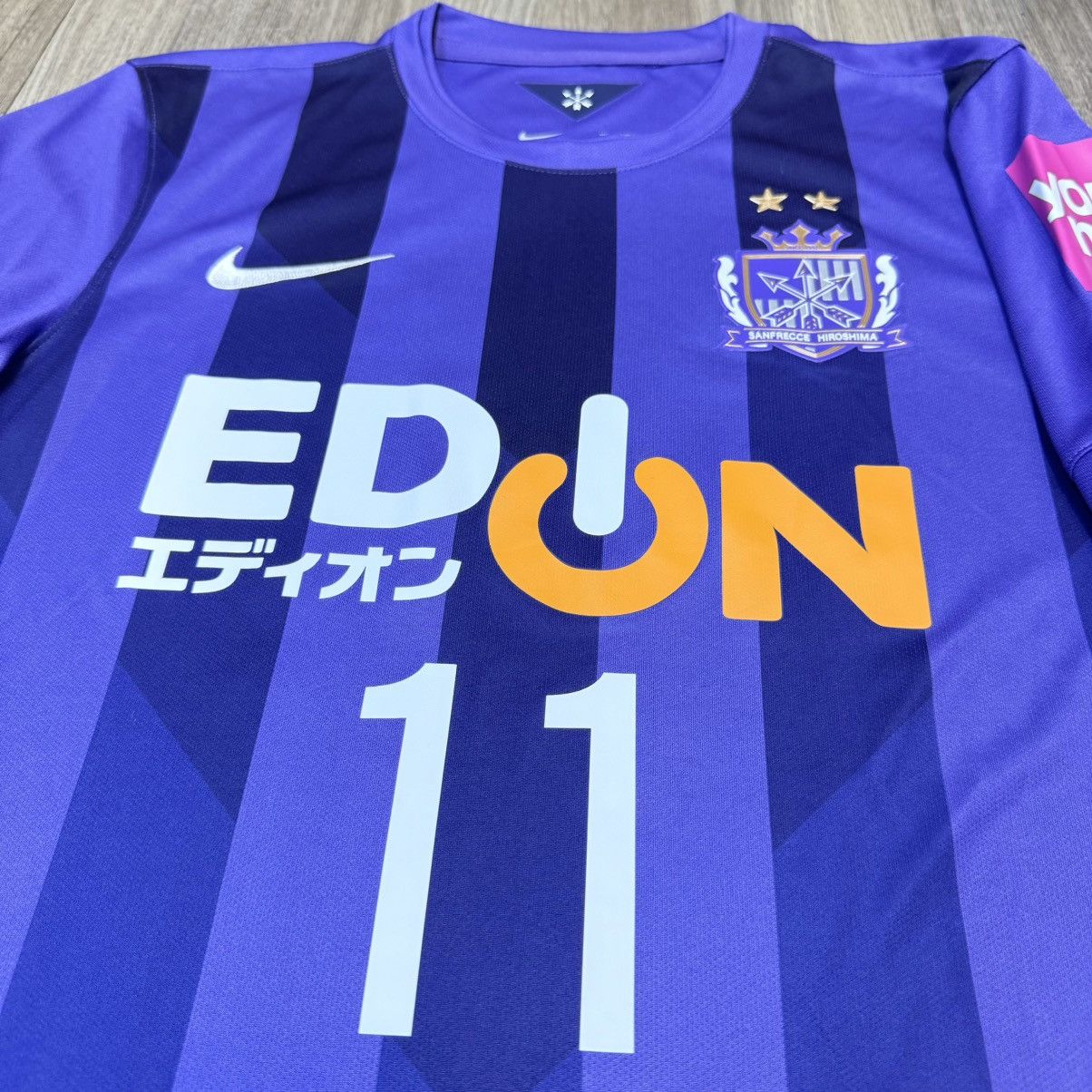 Japanese Brand × Nike Sanfrecce Hiroshima 2015 home shirt #11 Hisato Size US S / EU 44-46 / 1 - 3 Thumbnail