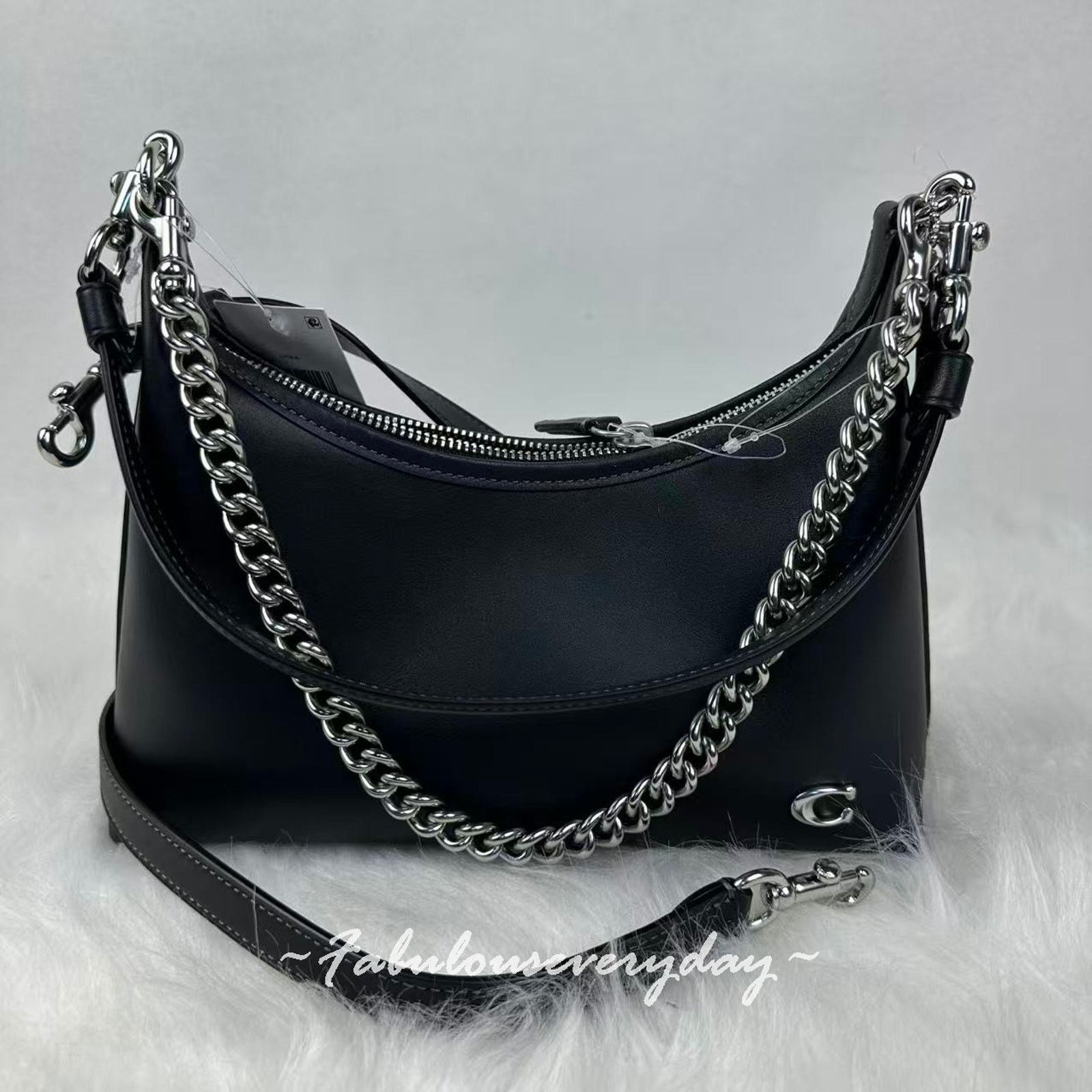 Coach Coach Soho Bag 25 black/silver CAN43 | Grailed