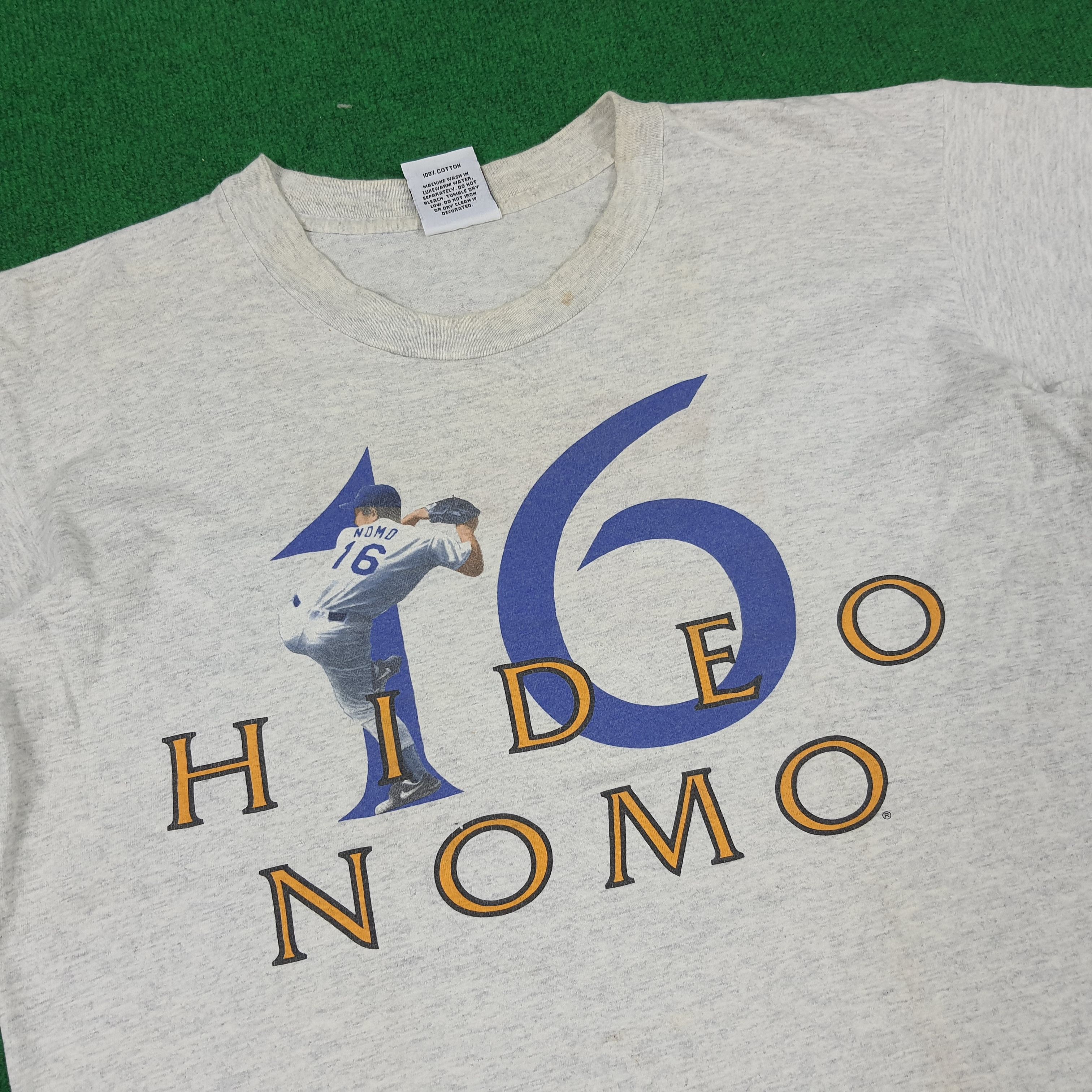 MLB × Vintage Vintage MLB 90s L.A Dodgers Hideo Nomo Pro Player Tshirt Size US L / EU 52-54 / 3 - 2 Thumbnail