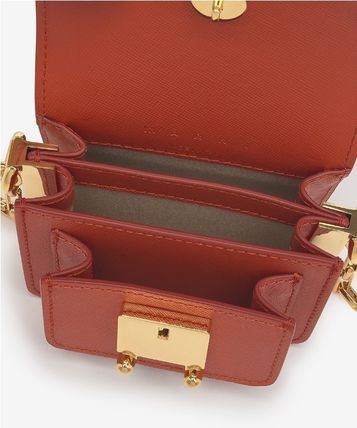 Marni oc11z0525 Size: OS/Trunk Nano Shoulder Bag in Red Size ONE SIZE - 4 Thumbnail