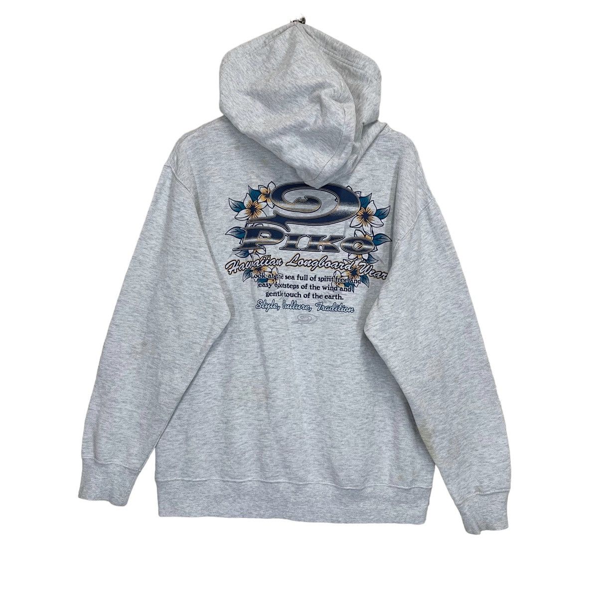 Billabong × Japanese Brand Vintage Piko Surf Hawaiian Longboard Wear Pullover Hoodies Size US L / EU 52-54 / 3 - 1 Thumbnail