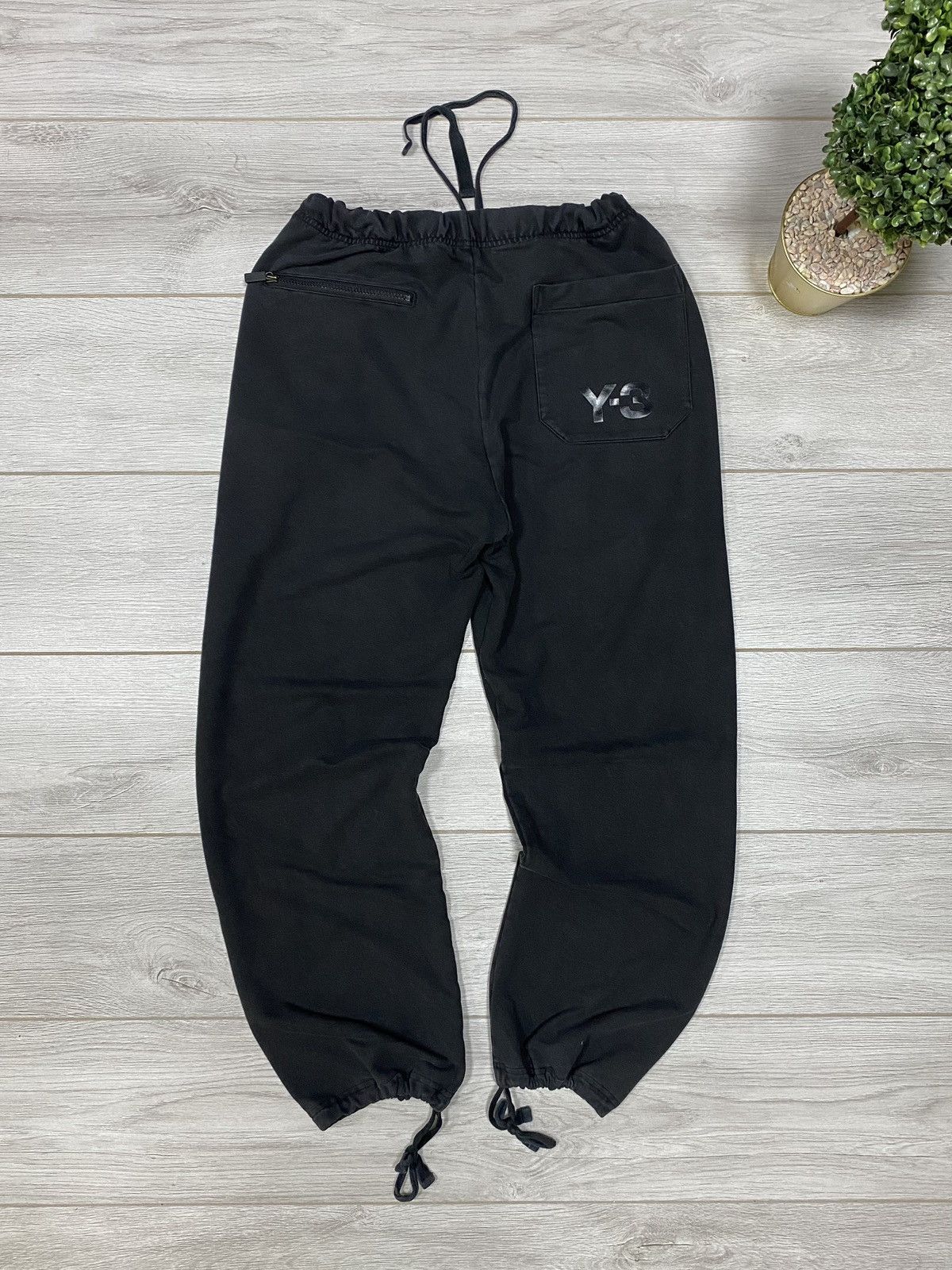 image of Y 3 x Yohji Yamamoto Y-3 Adidas Vintage Pants in Black, Men's (Size 32)
