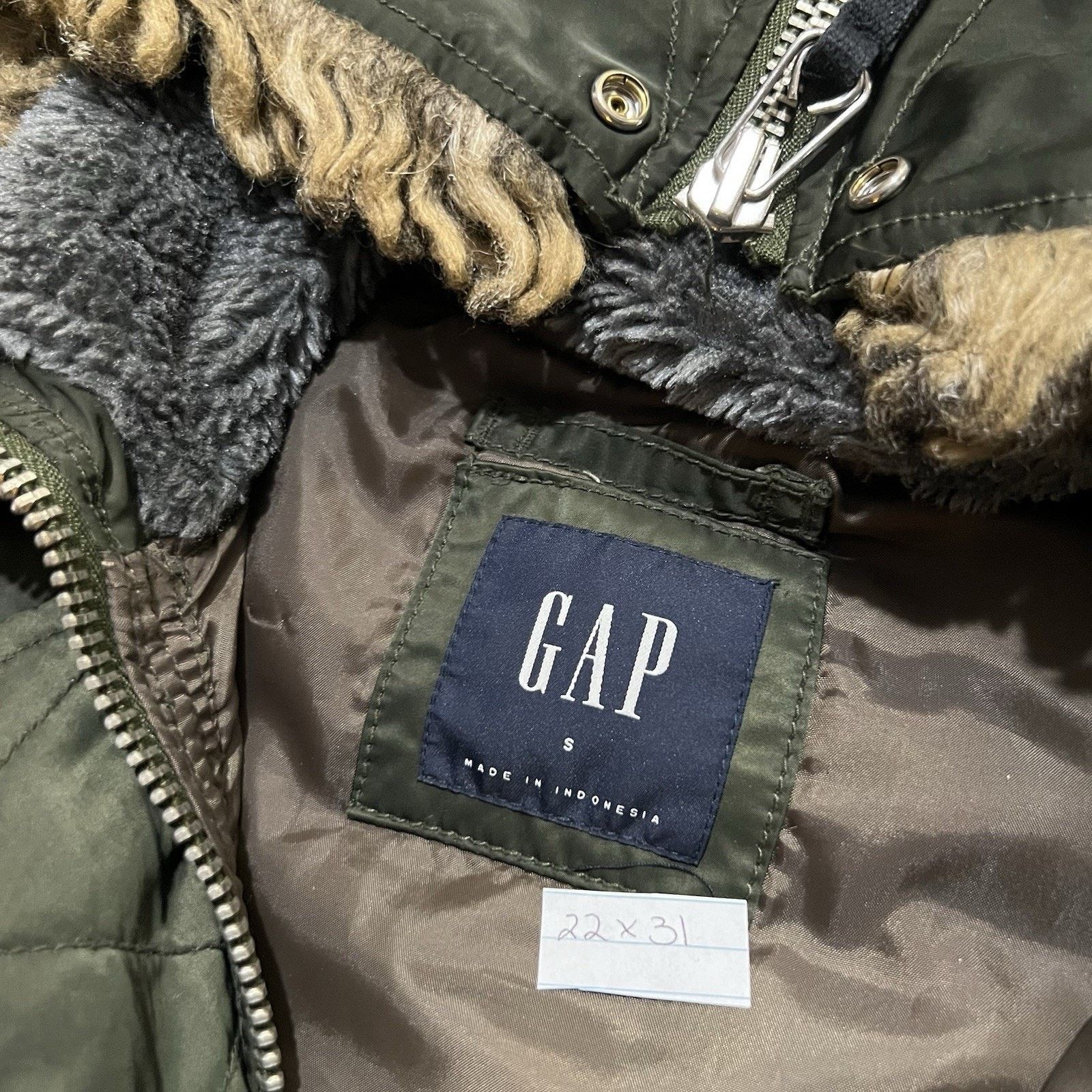 Gap Gap Faux Fur Trim Military Style N3B Snorkel Parka Jacket S Size US S / EU 44-46 / 1 - 5 Thumbnail