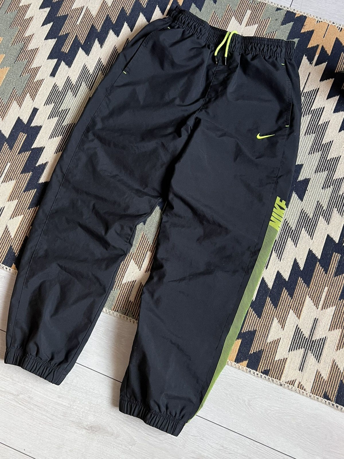 Other Nike Y2k Drill Swoosh Nylon Pants Size US 28 / EU 44 - 4 Thumbnail