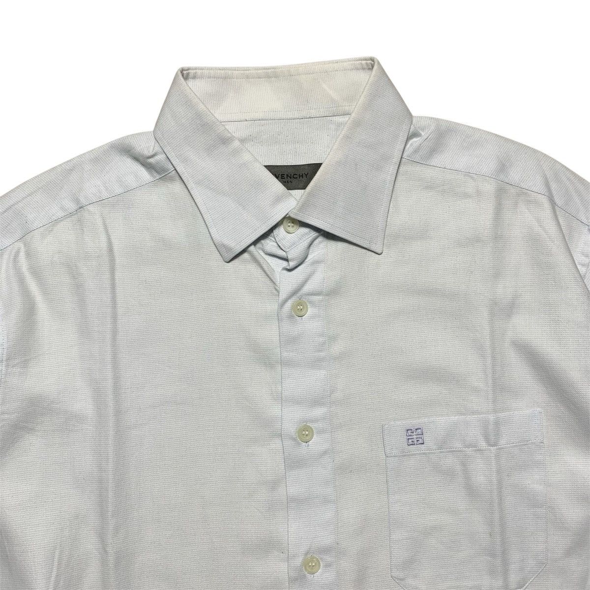 Givenchy Givenchy Simply Baby Blue Pocket Shirt Button Up Size US L / EU 52-54 / 3 - 2 Thumbnail