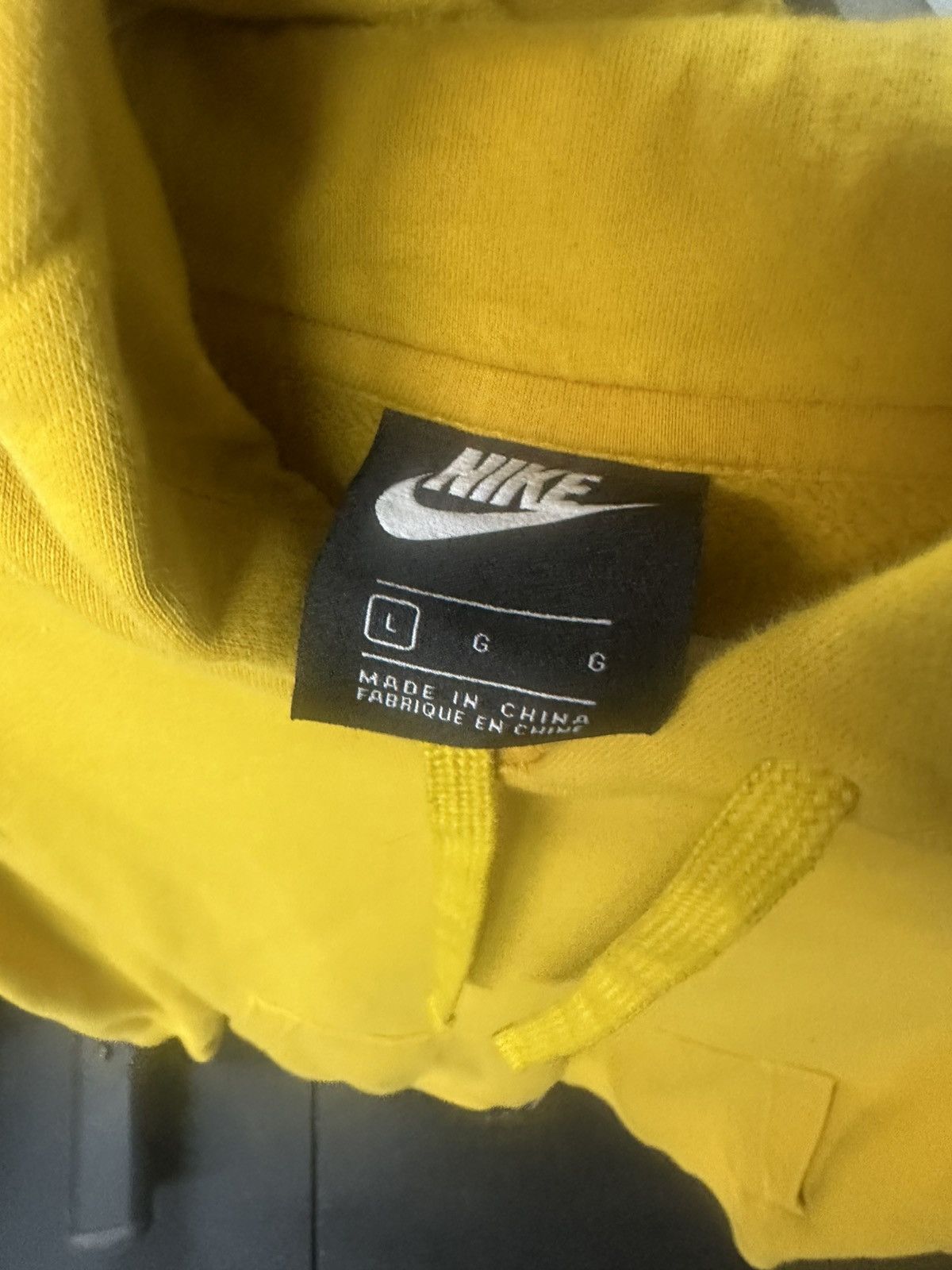 Nike Yellow Nike Hoodie Size US L / EU 52-54 / 3 - 2 Thumbnail