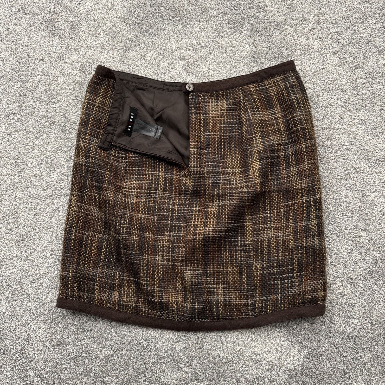 Other Plaid Mini Skirt Size 8 Dark Academia Chic Y2K Retro Twee Size 30" / US 8 / IT 44 - 7 Thumbnail