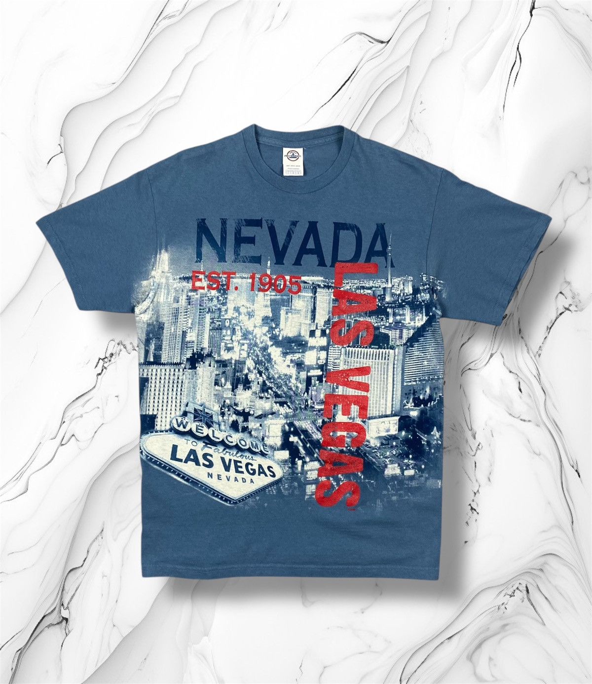 Other Vtg Las Vegas USA Casino Gambling Nevada Skyline Est 1905 Size US L / EU 52-54 / 3 - 1 Thumbnail